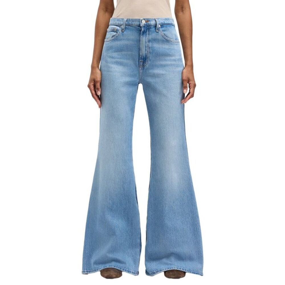 7 For All Mankind Womens  Retro Joker Flare Leg Jean